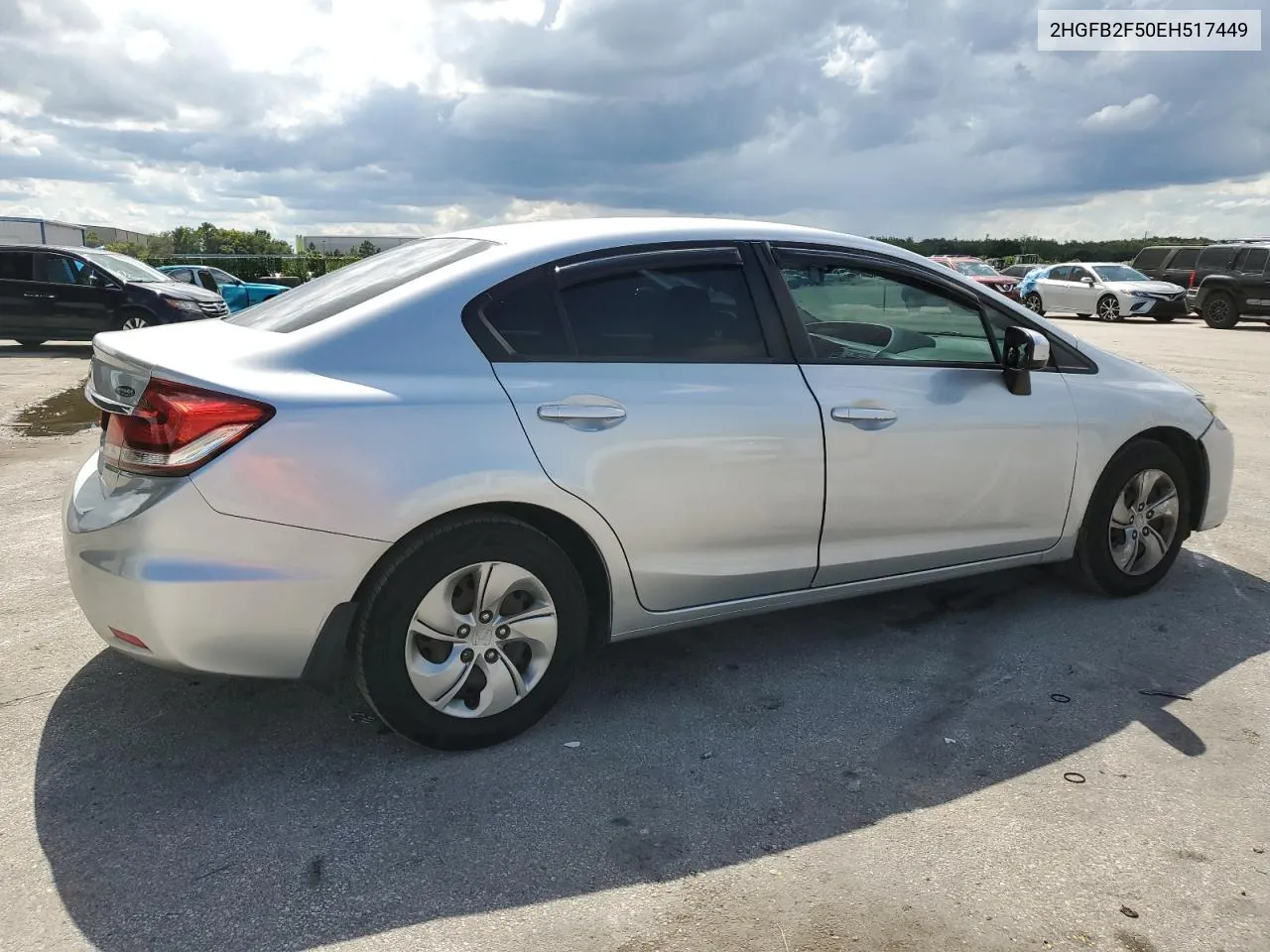 2HGFB2F50EH517449 2014 Honda Civic Lx