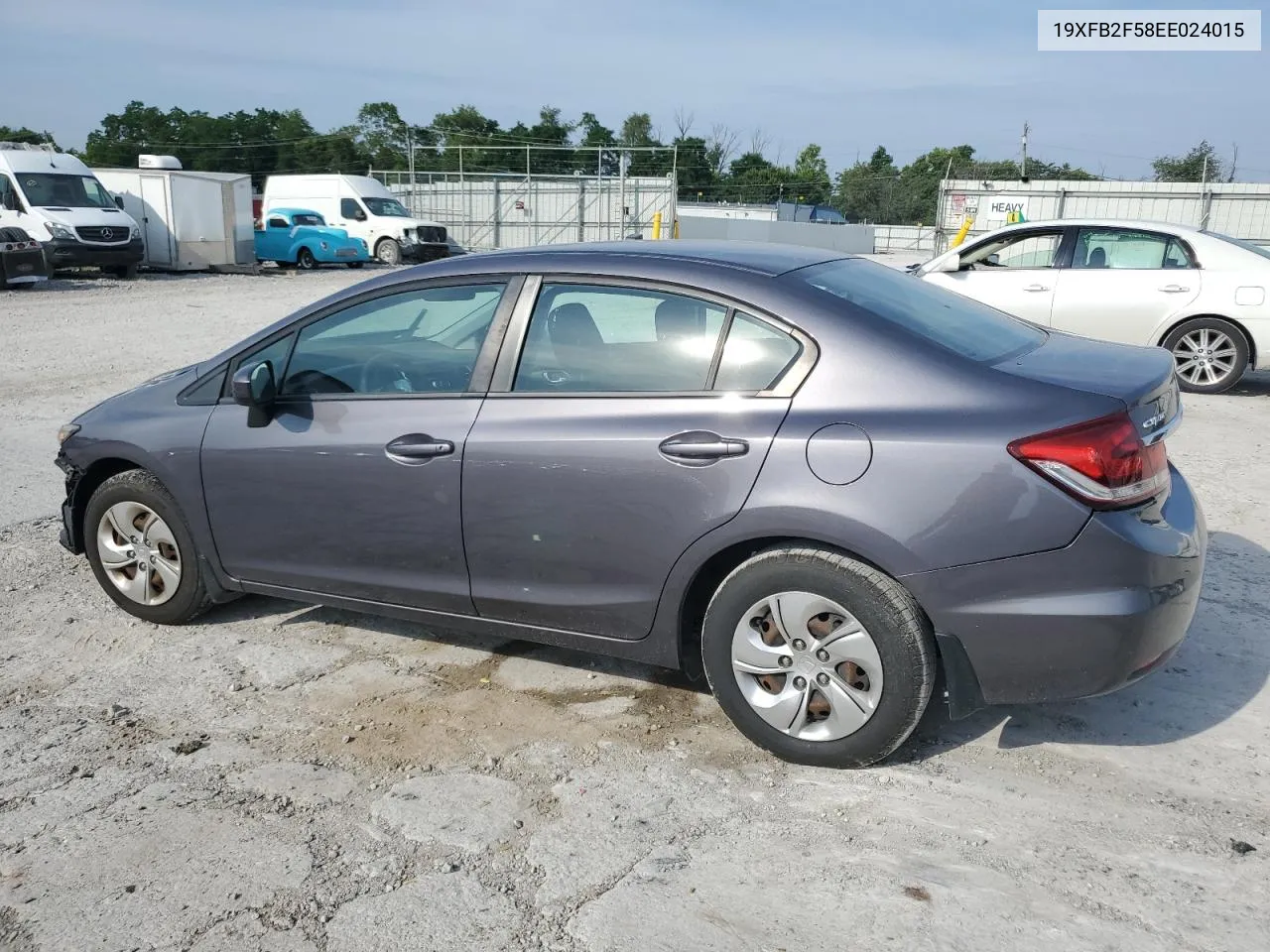 2014 Honda Civic Lx VIN: 19XFB2F58EE024015 Lot: 58548634