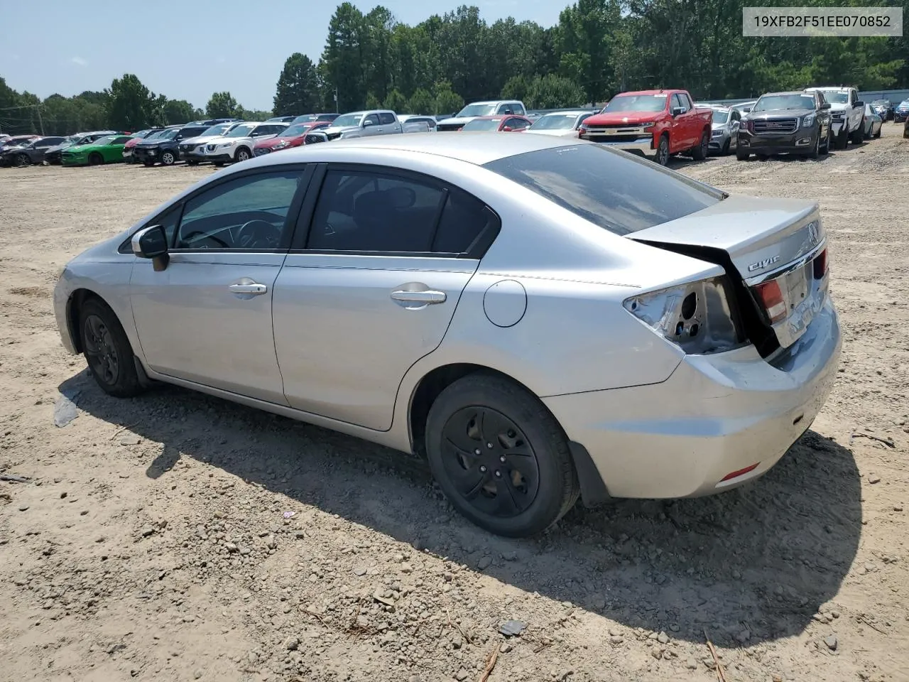 2014 Honda Civic Lx VIN: 19XFB2F51EE070852 Lot: 59088044