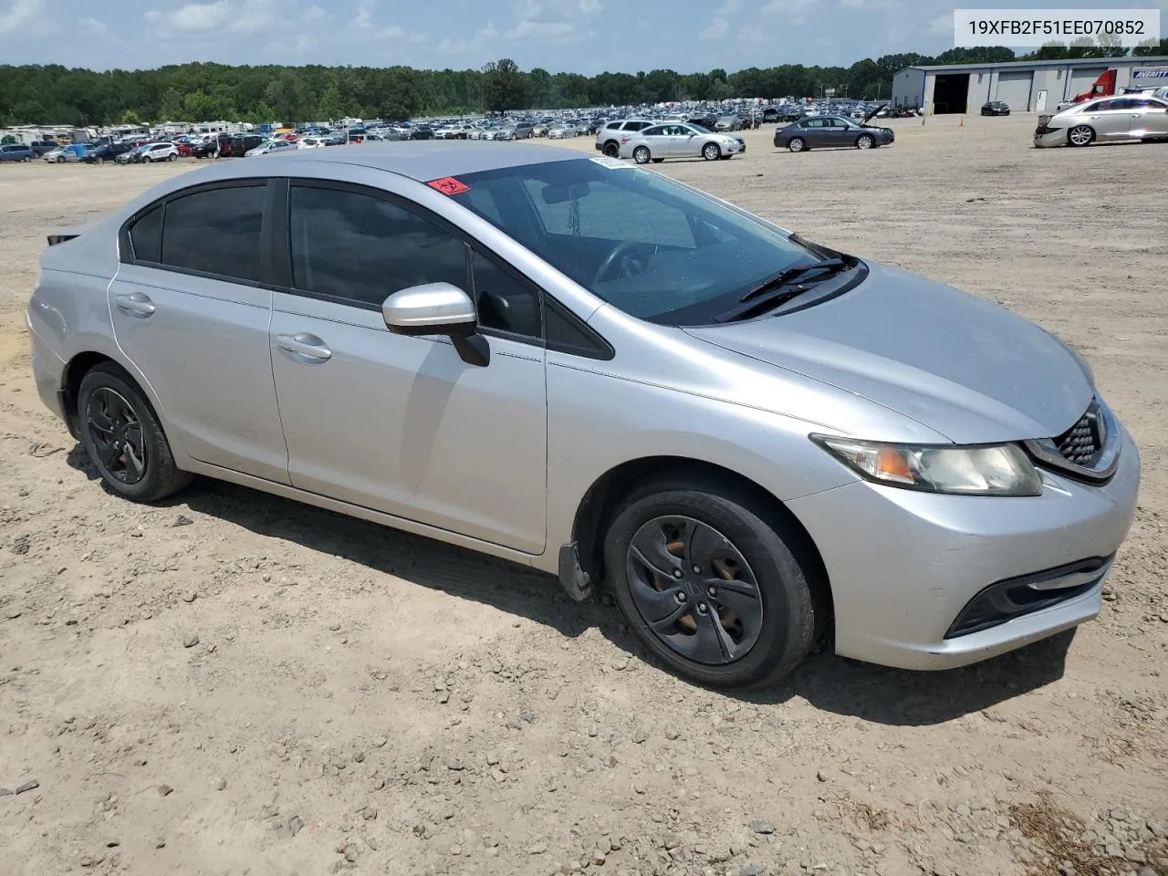 2014 Honda Civic Lx VIN: 19XFB2F51EE070852 Lot: 59088044