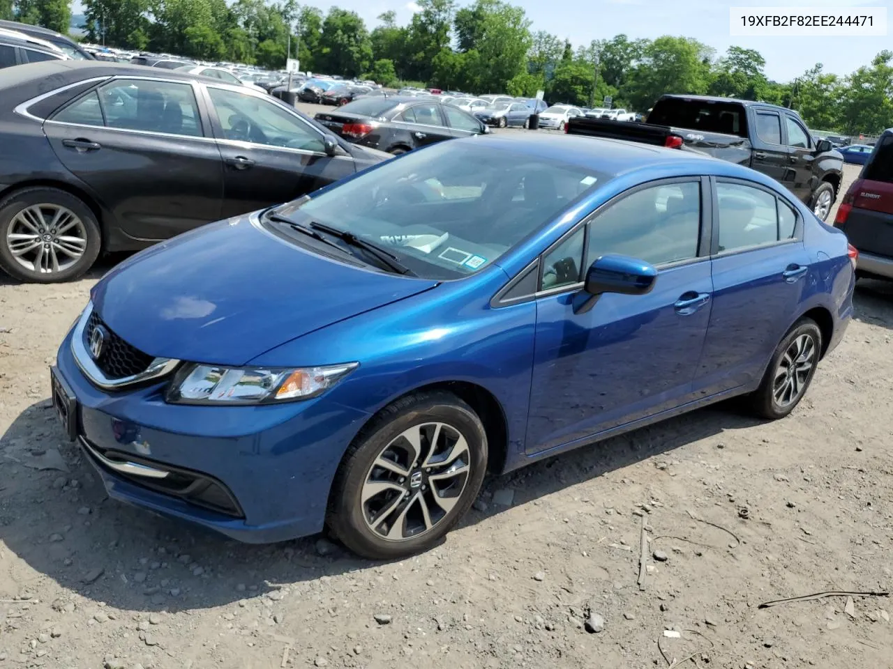 2014 Honda Civic Ex VIN: 19XFB2F82EE244471 Lot: 59760594