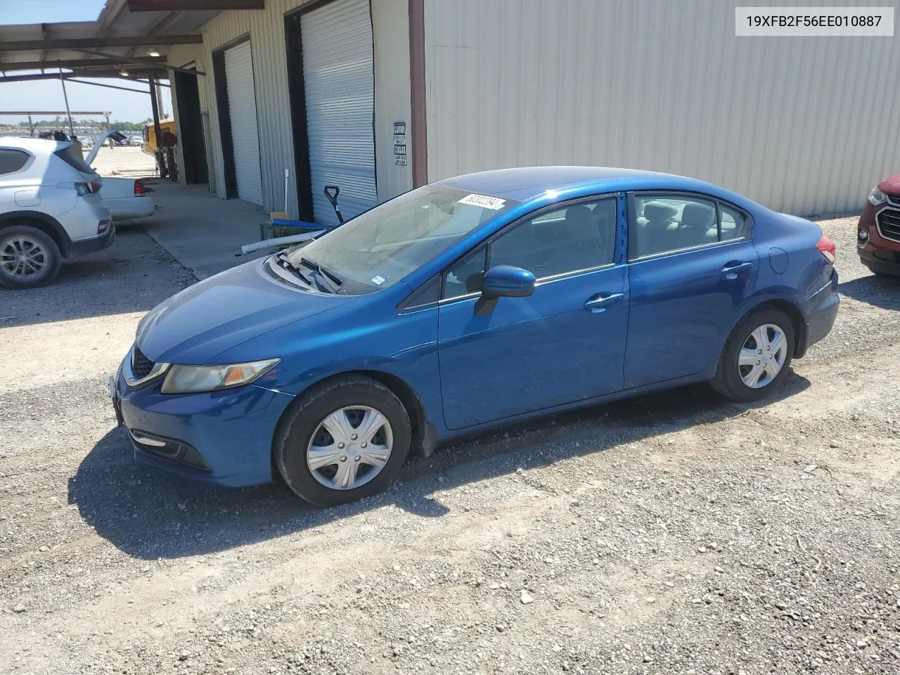 2014 Honda Civic Lx VIN: 19XFB2F56EE010887 Lot: 60302394