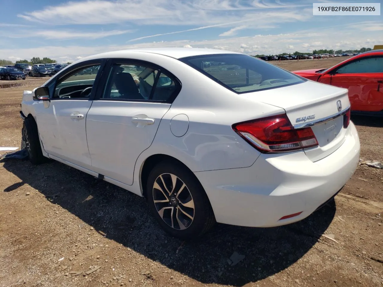 2014 Honda Civic Ex VIN: 19XFB2F86EE071926 Lot: 61617304