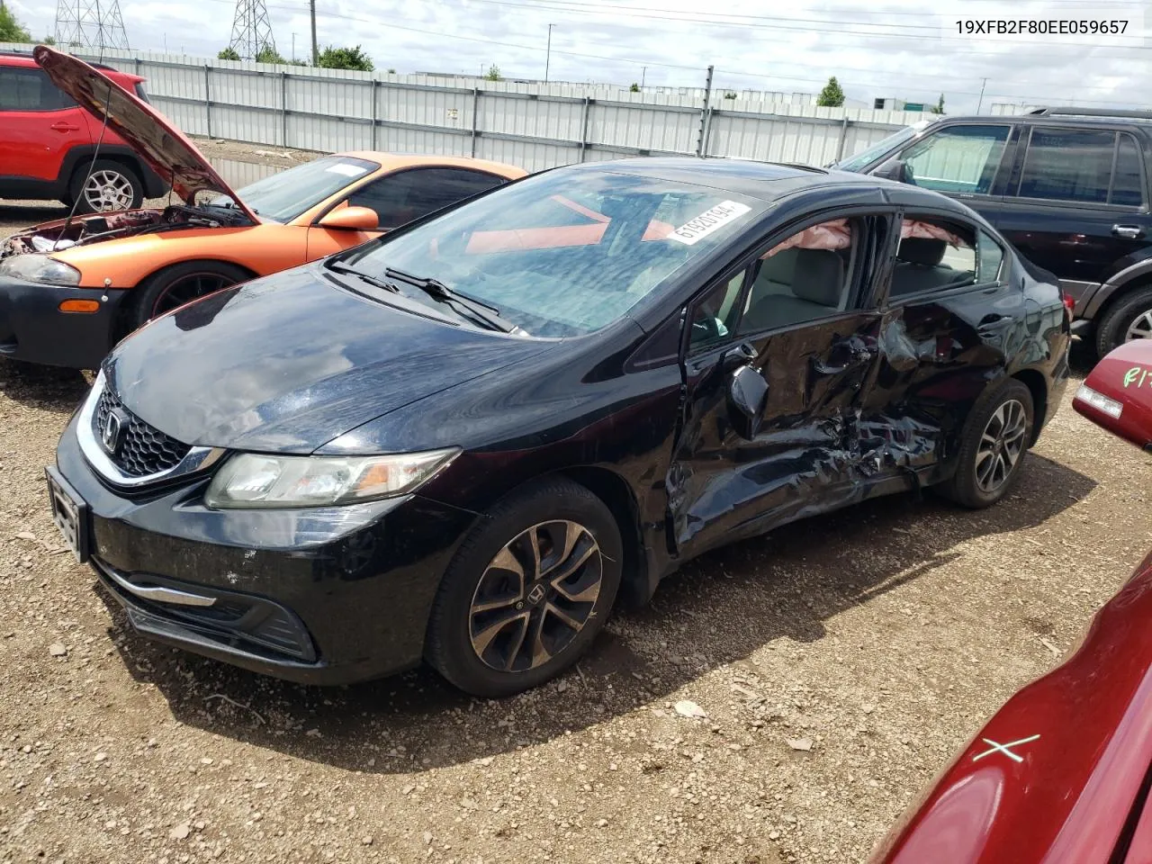 19XFB2F80EE059657 2014 Honda Civic Ex