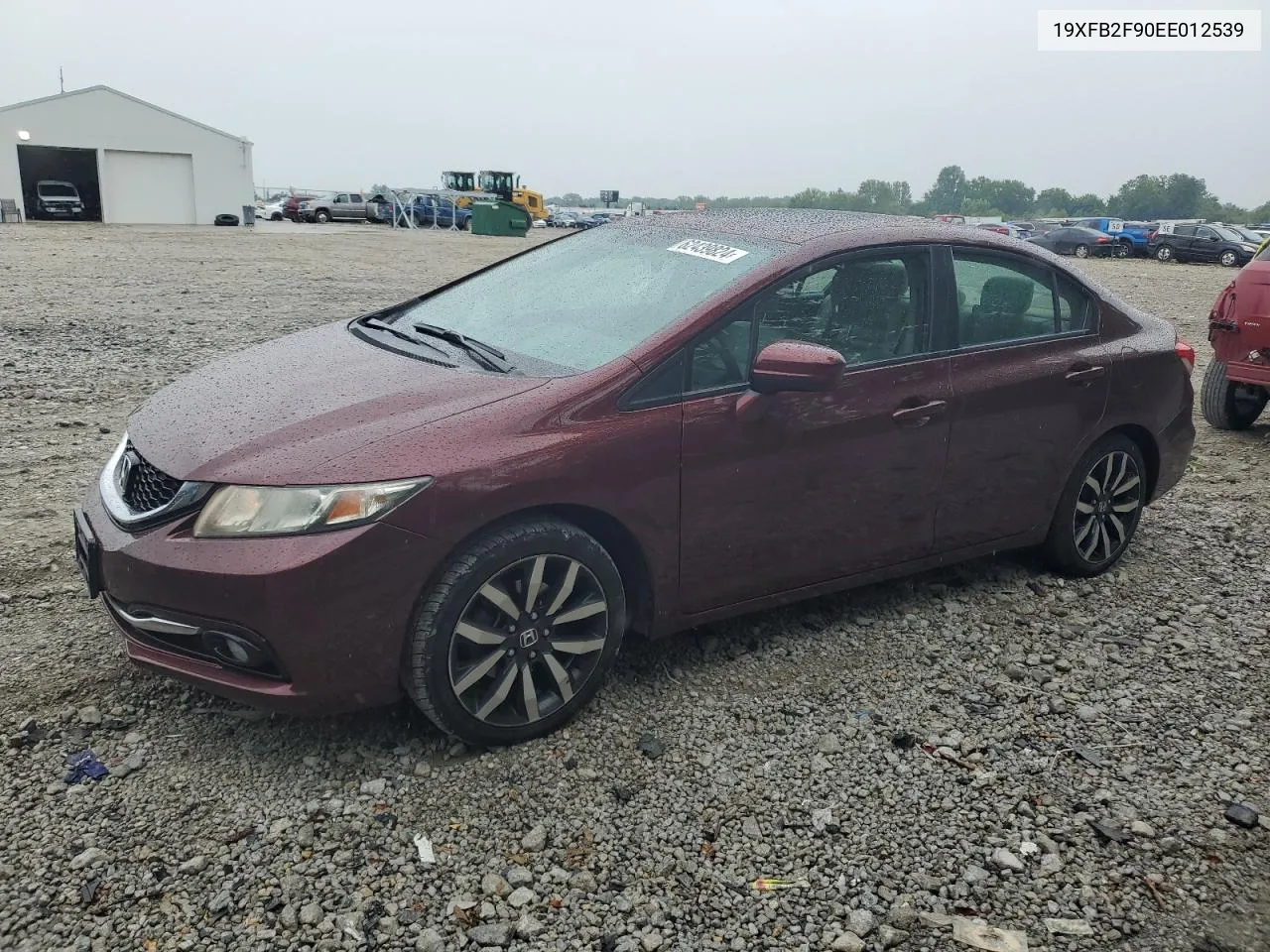 2014 Honda Civic Exl VIN: 19XFB2F90EE012539 Lot: 62439824