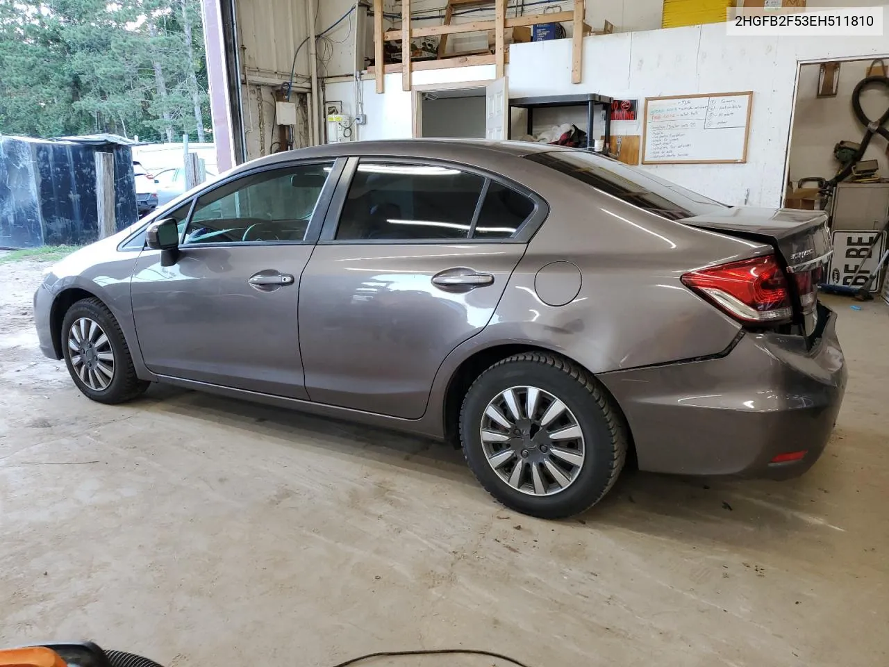 2014 Honda Civic Lx VIN: 2HGFB2F53EH511810 Lot: 62493234