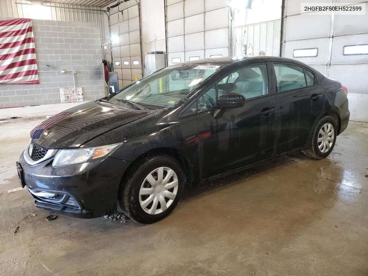 2014 Honda Civic Lx VIN: 2HGFB2F50EH522599 Lot: 62701384