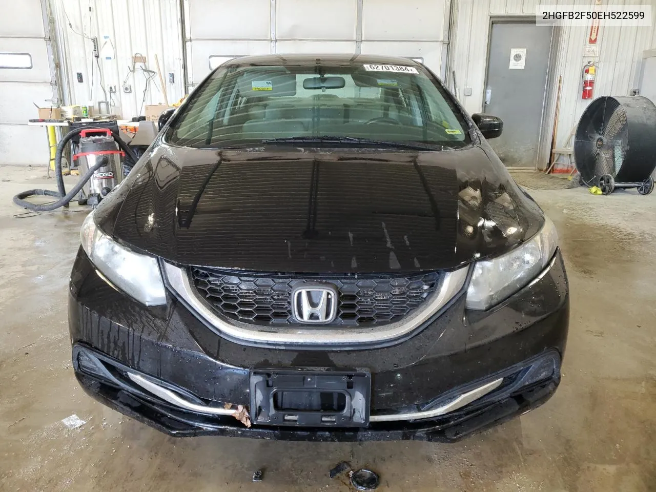 2014 Honda Civic Lx VIN: 2HGFB2F50EH522599 Lot: 62701384