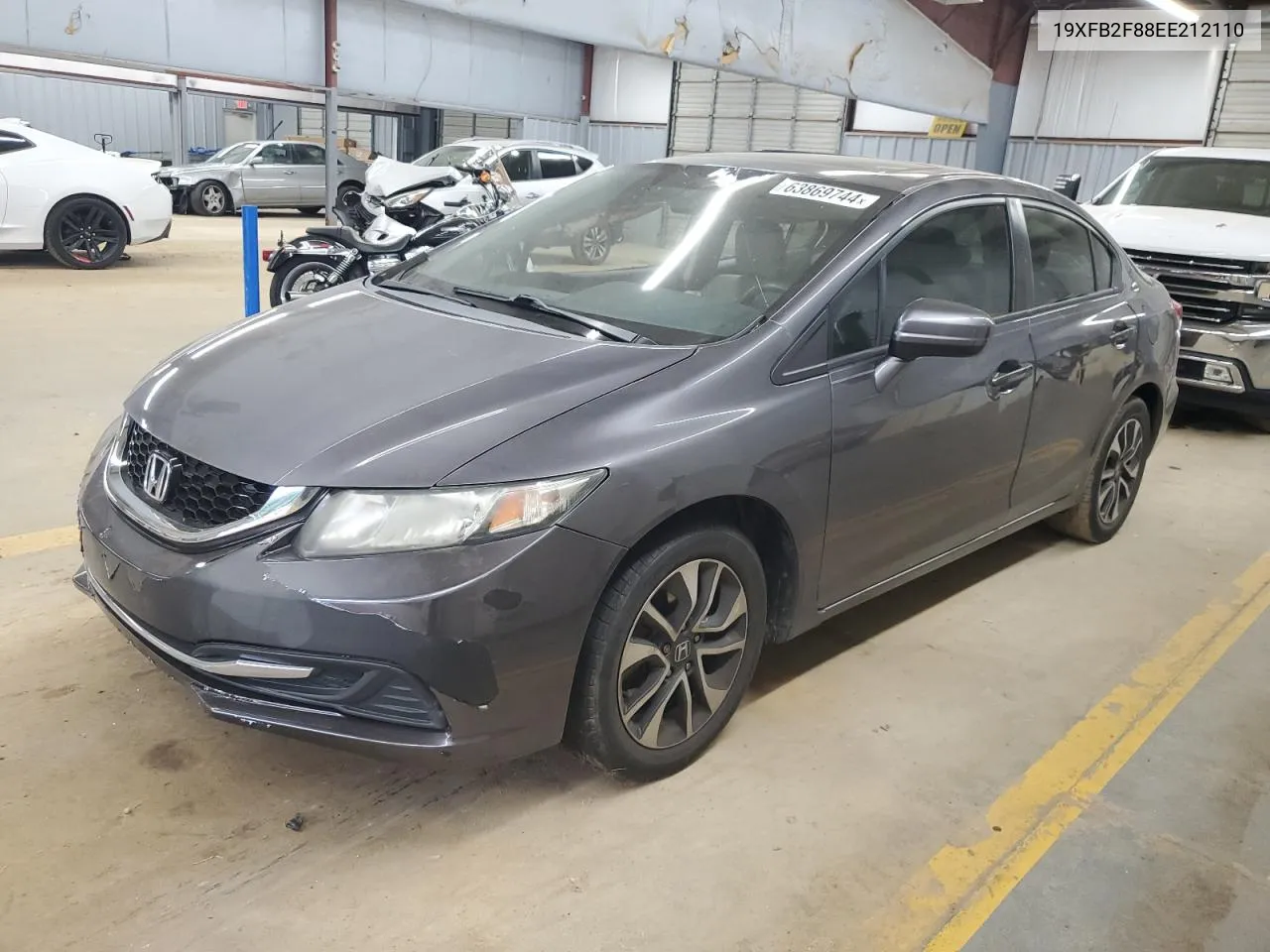 2014 Honda Civic Ex VIN: 19XFB2F88EE212110 Lot: 63869744