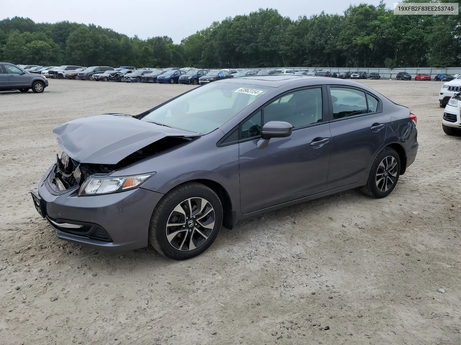 19XFB2F83EE253745 2014 Honda Civic Ex