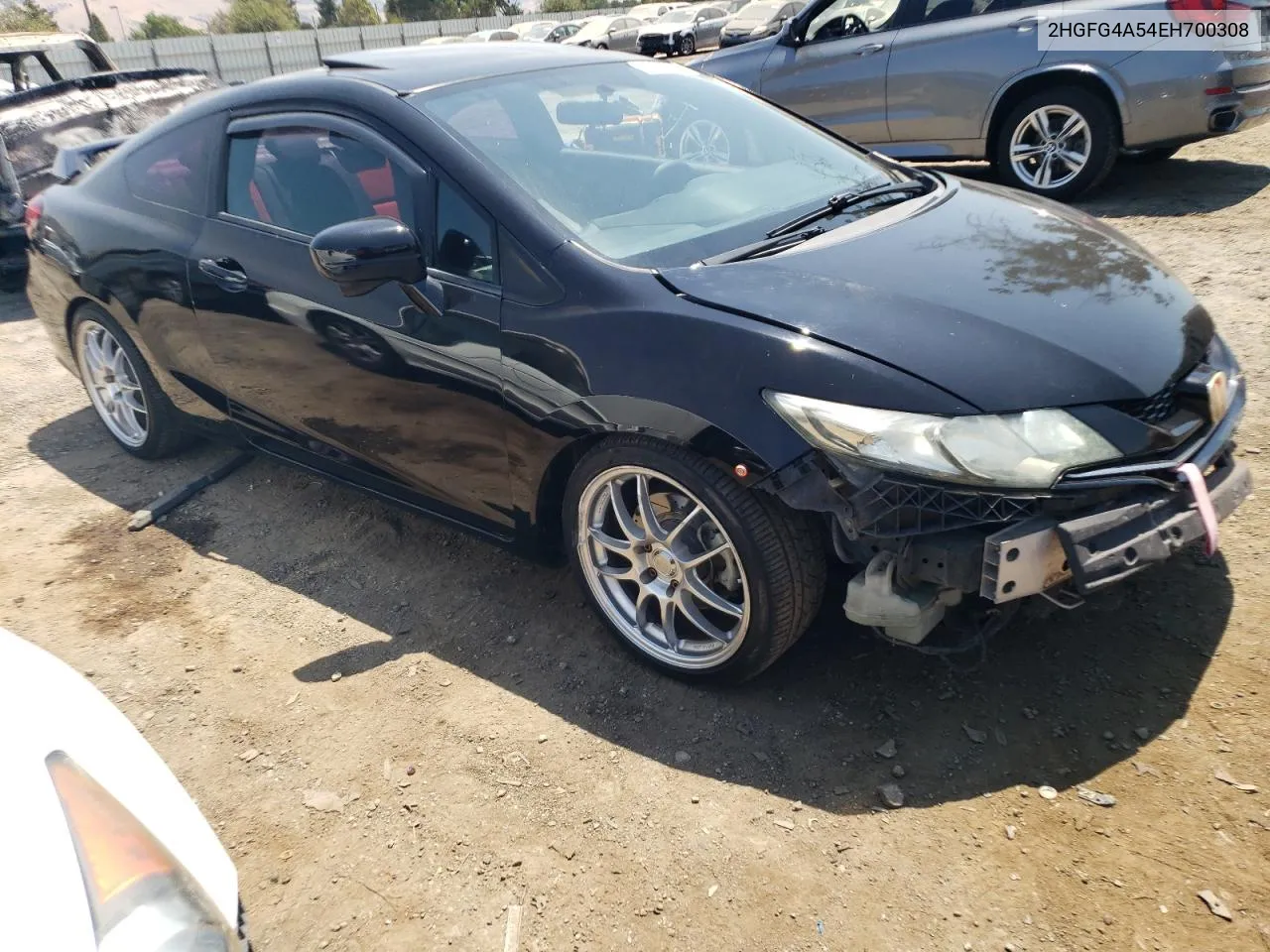 2HGFG4A54EH700308 2014 Honda Civic Si