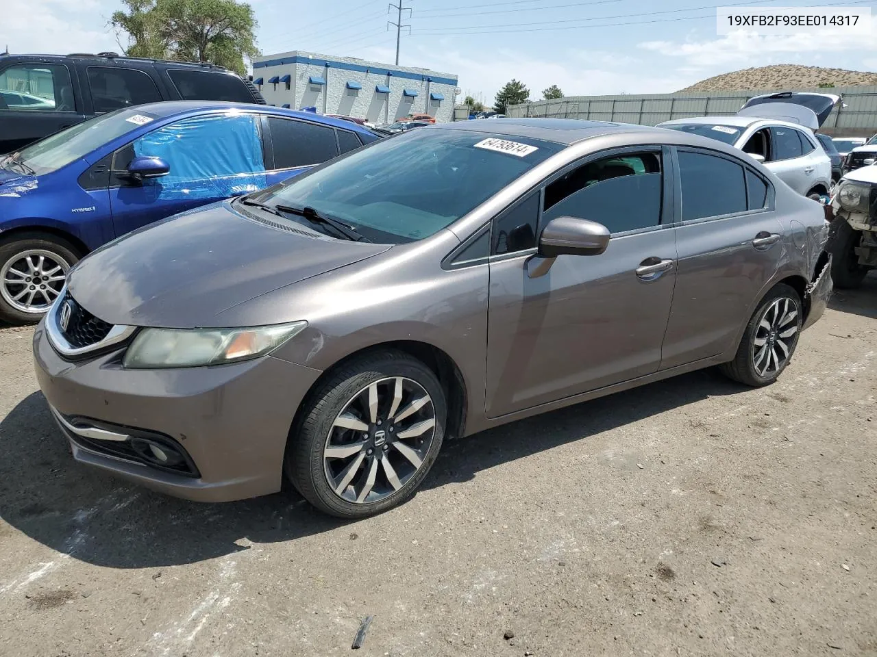 2014 Honda Civic Exl VIN: 19XFB2F93EE014317 Lot: 64793614