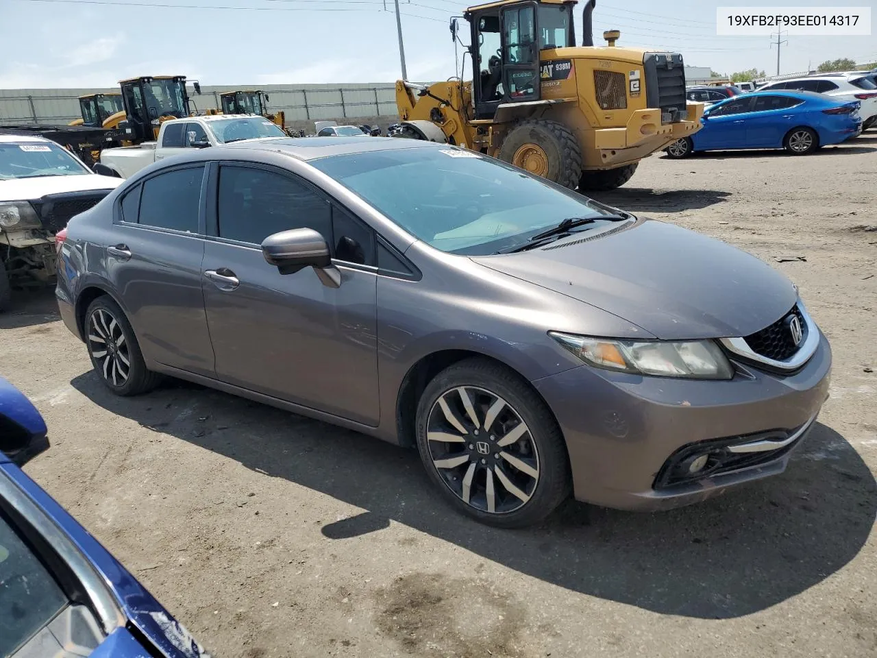 2014 Honda Civic Exl VIN: 19XFB2F93EE014317 Lot: 64793614