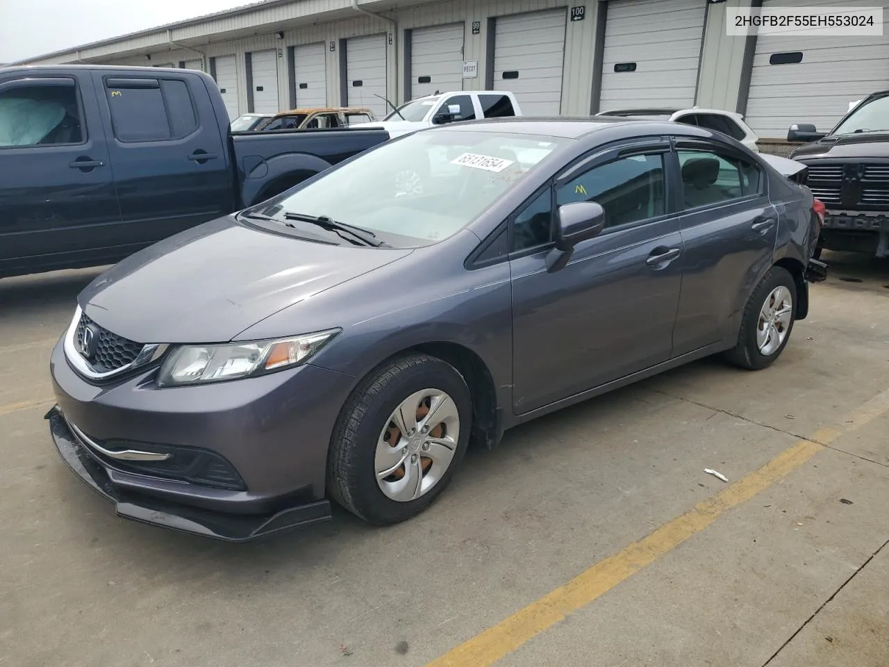 2HGFB2F55EH553024 2014 Honda Civic Lx