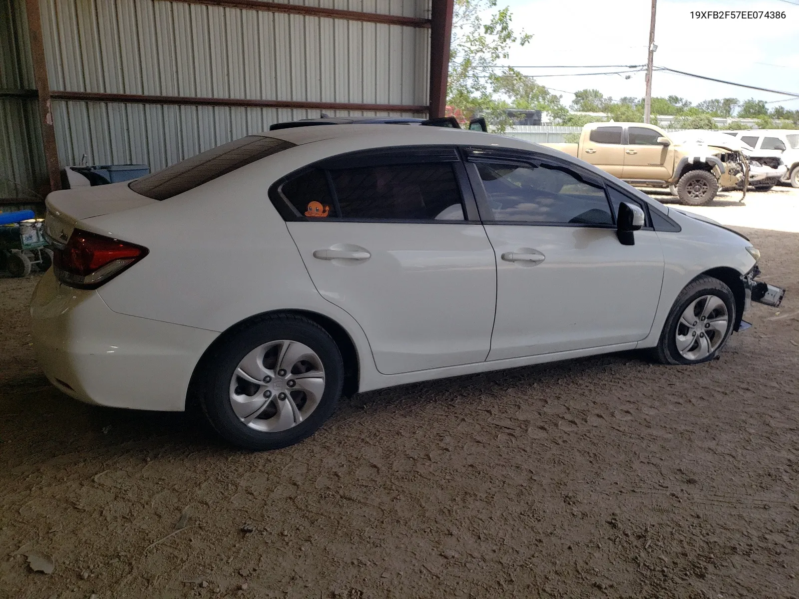 2014 Honda Civic Lx VIN: 19XFB2F57EE074386 Lot: 65659604