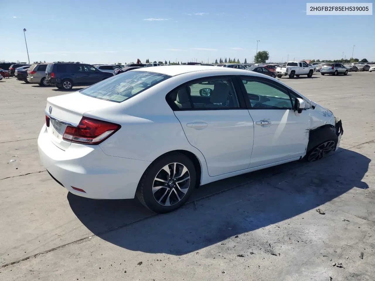 2014 Honda Civic Ex VIN: 2HGFB2F85EH539005 Lot: 66540334