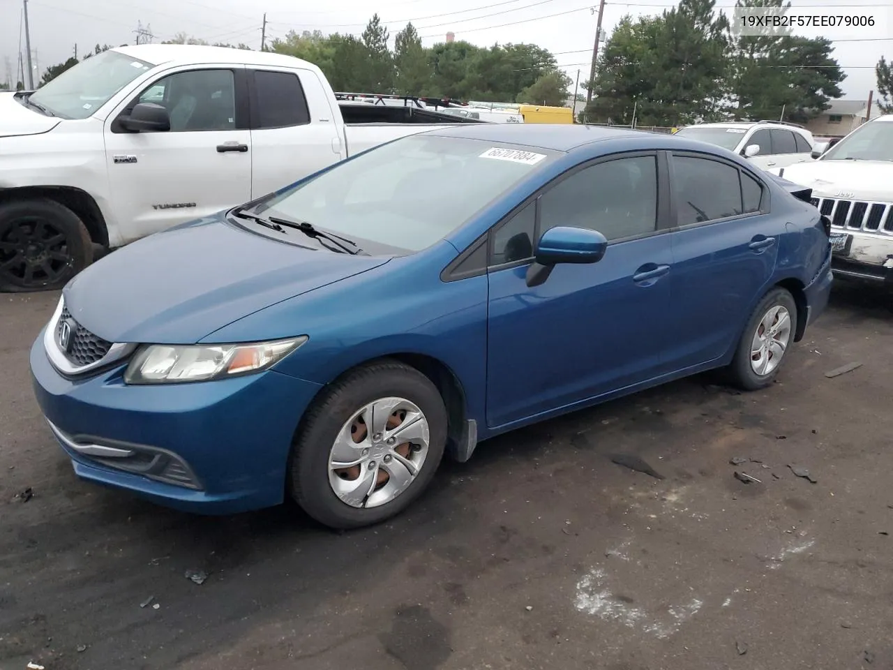 2014 Honda Civic Lx VIN: 19XFB2F57EE079006 Lot: 66707884