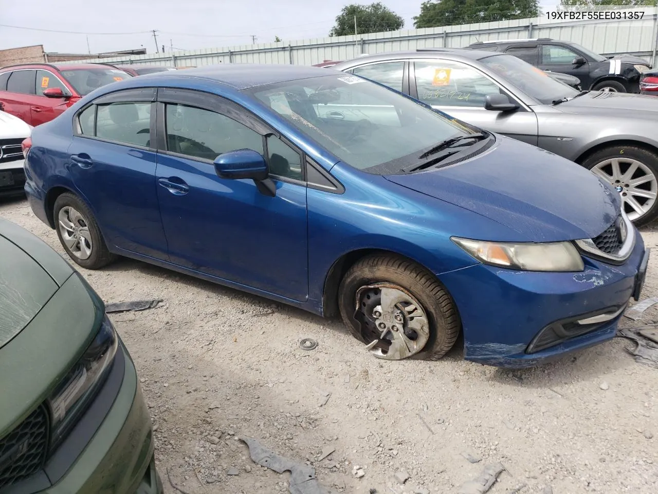 2014 Honda Civic Lx VIN: 19XFB2F55EE031357 Lot: 66911674