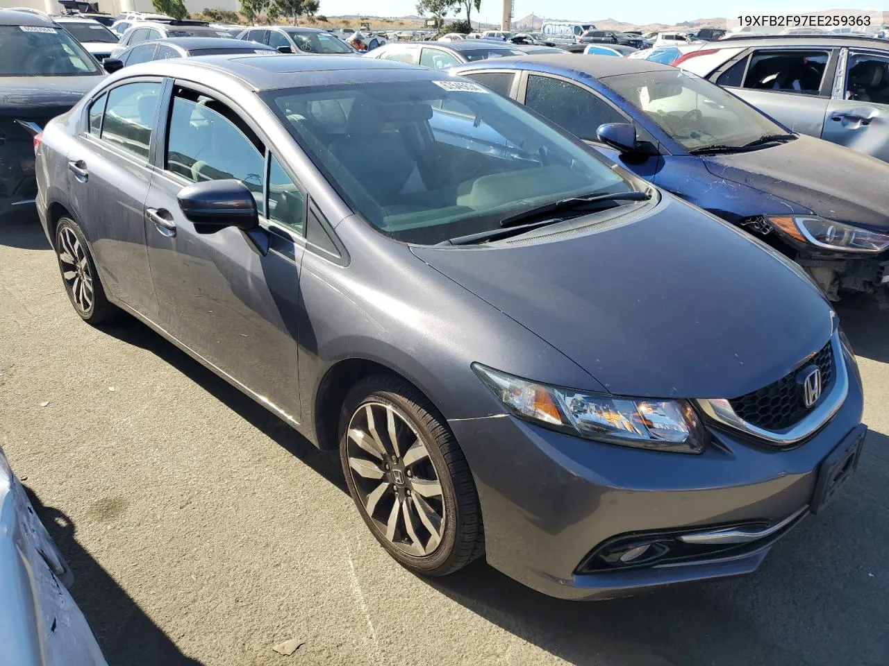 2014 Honda Civic Exl VIN: 19XFB2F97EE259363 Lot: 67545634