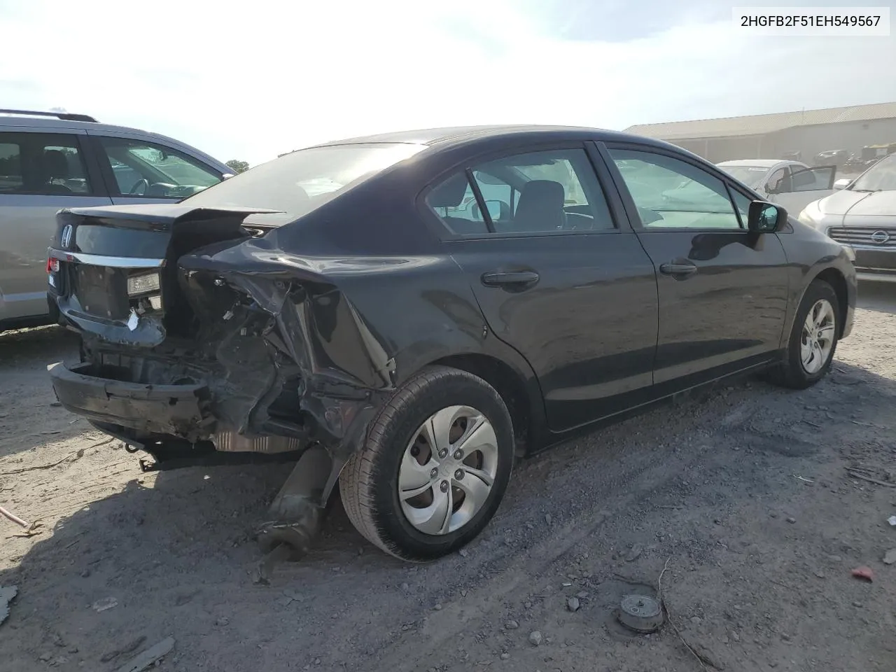 2HGFB2F51EH549567 2014 Honda Civic Lx