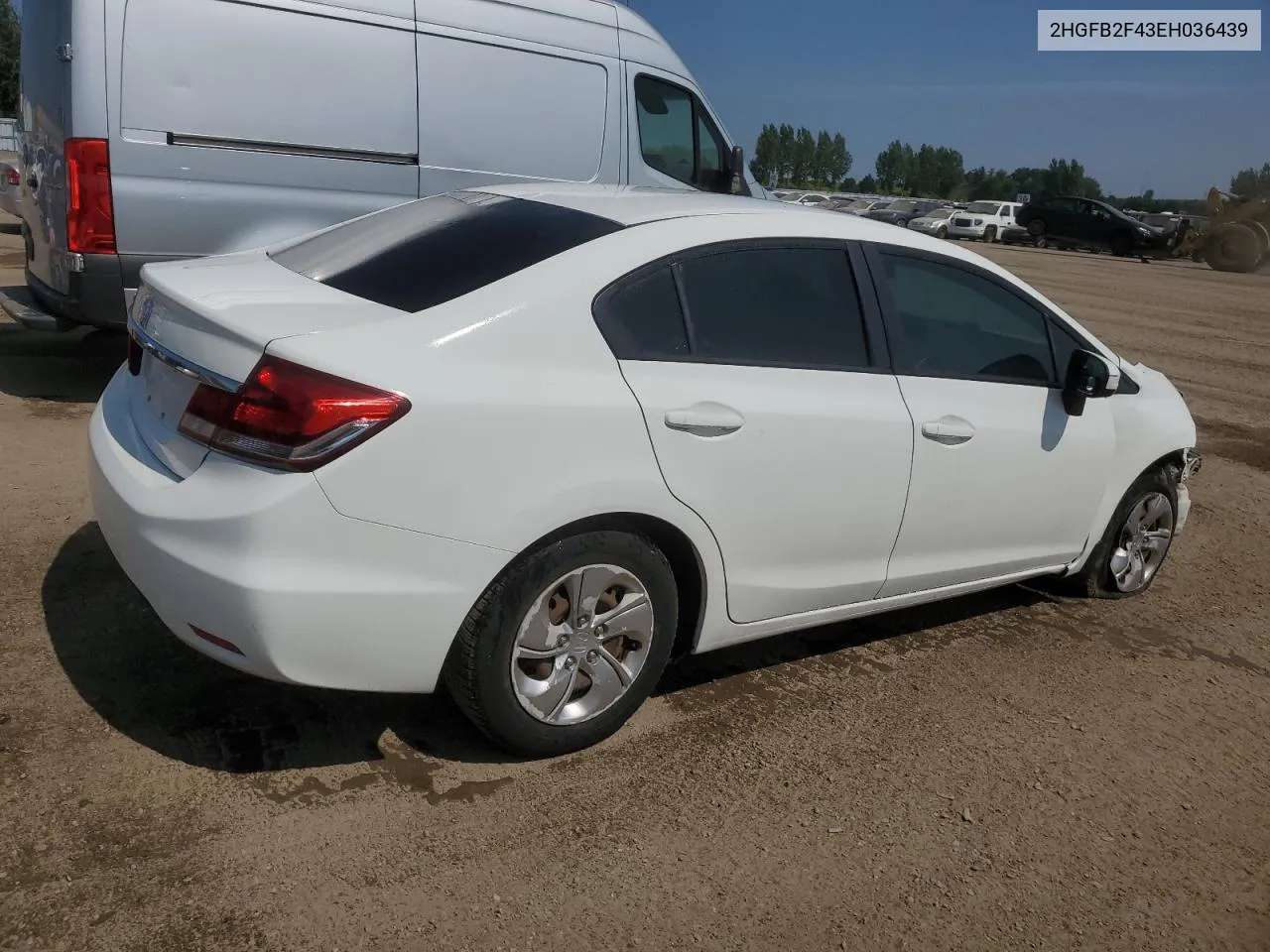 2014 Honda Civic Lx VIN: 2HGFB2F43EH036439 Lot: 67644494