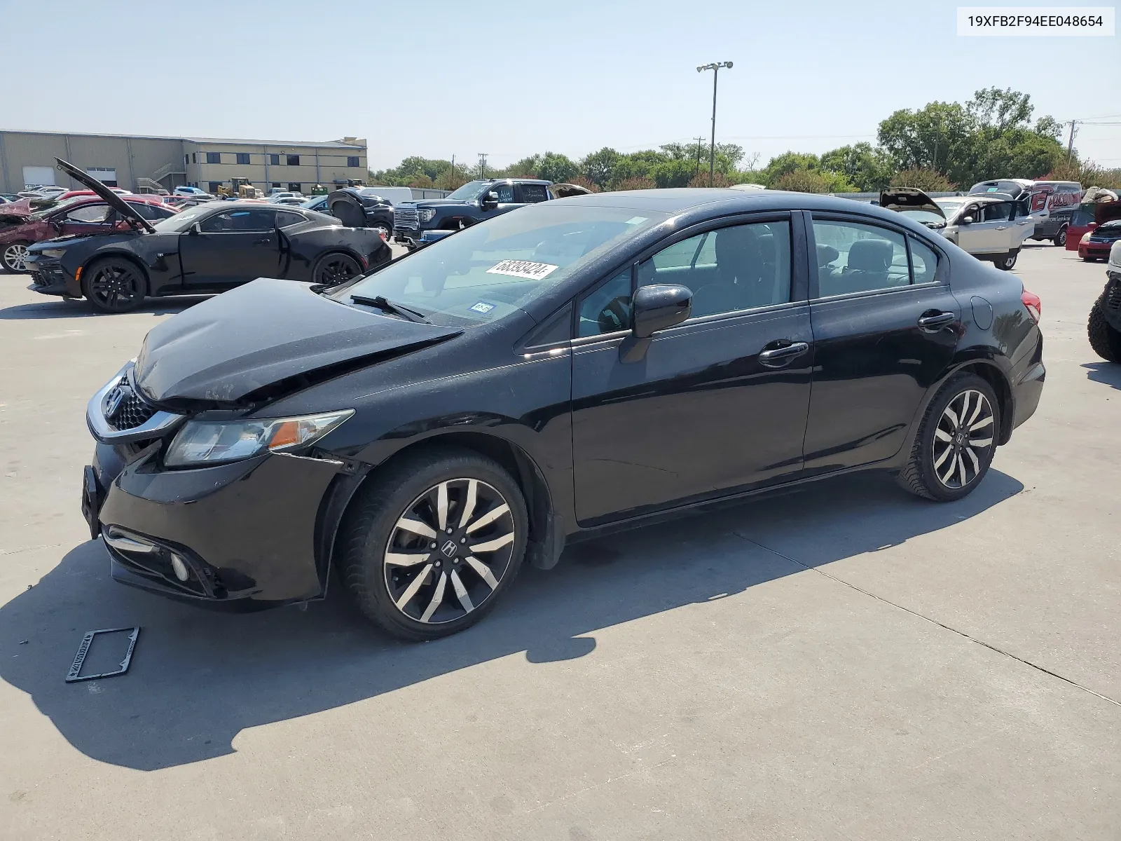 2014 Honda Civic Exl VIN: 19XFB2F94EE048654 Lot: 68393424