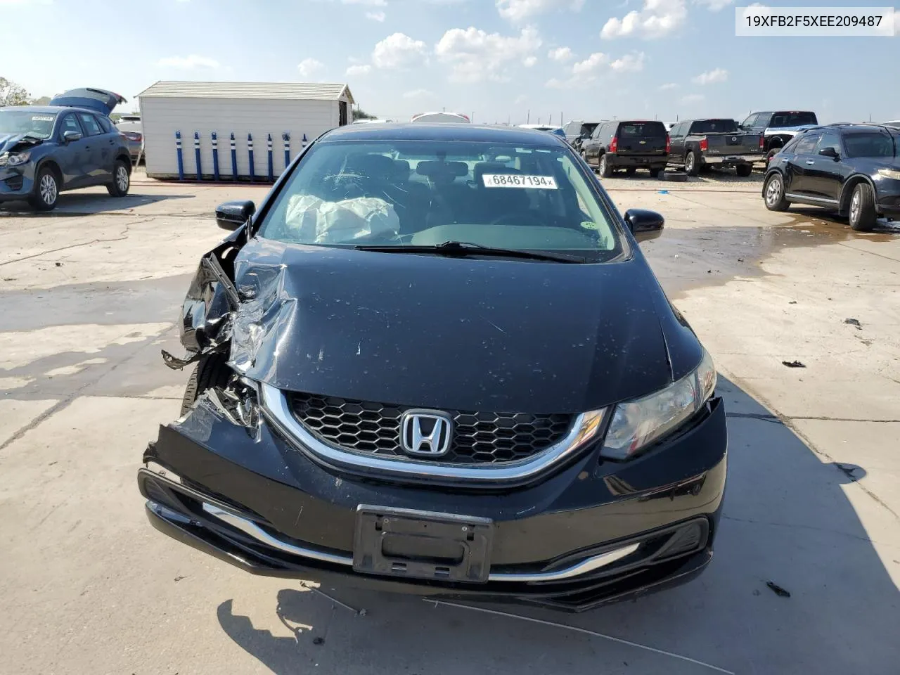 2014 Honda Civic Lx VIN: 19XFB2F5XEE209487 Lot: 68467194