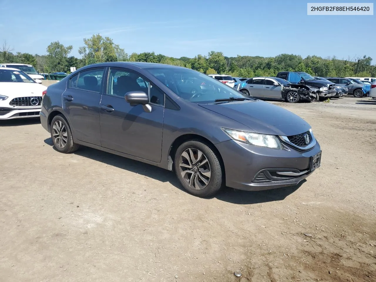 2014 Honda Civic Ex VIN: 2HGFB2F88EH546420 Lot: 69147194