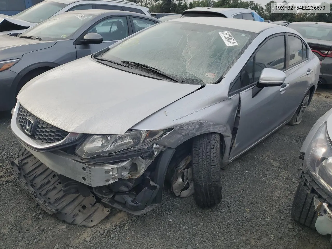 19XFB2F54EE236670 2014 Honda Civic Lx