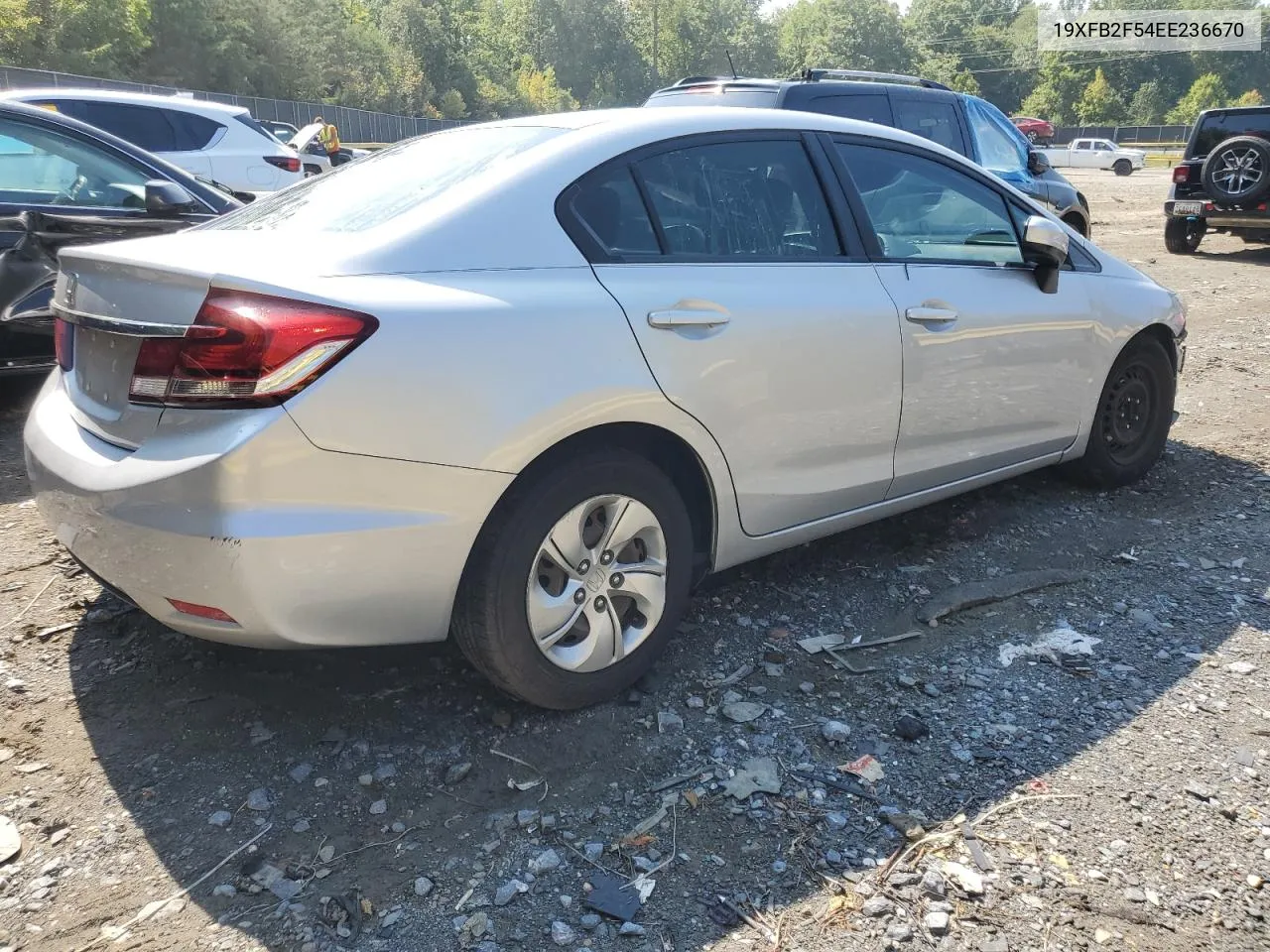 19XFB2F54EE236670 2014 Honda Civic Lx