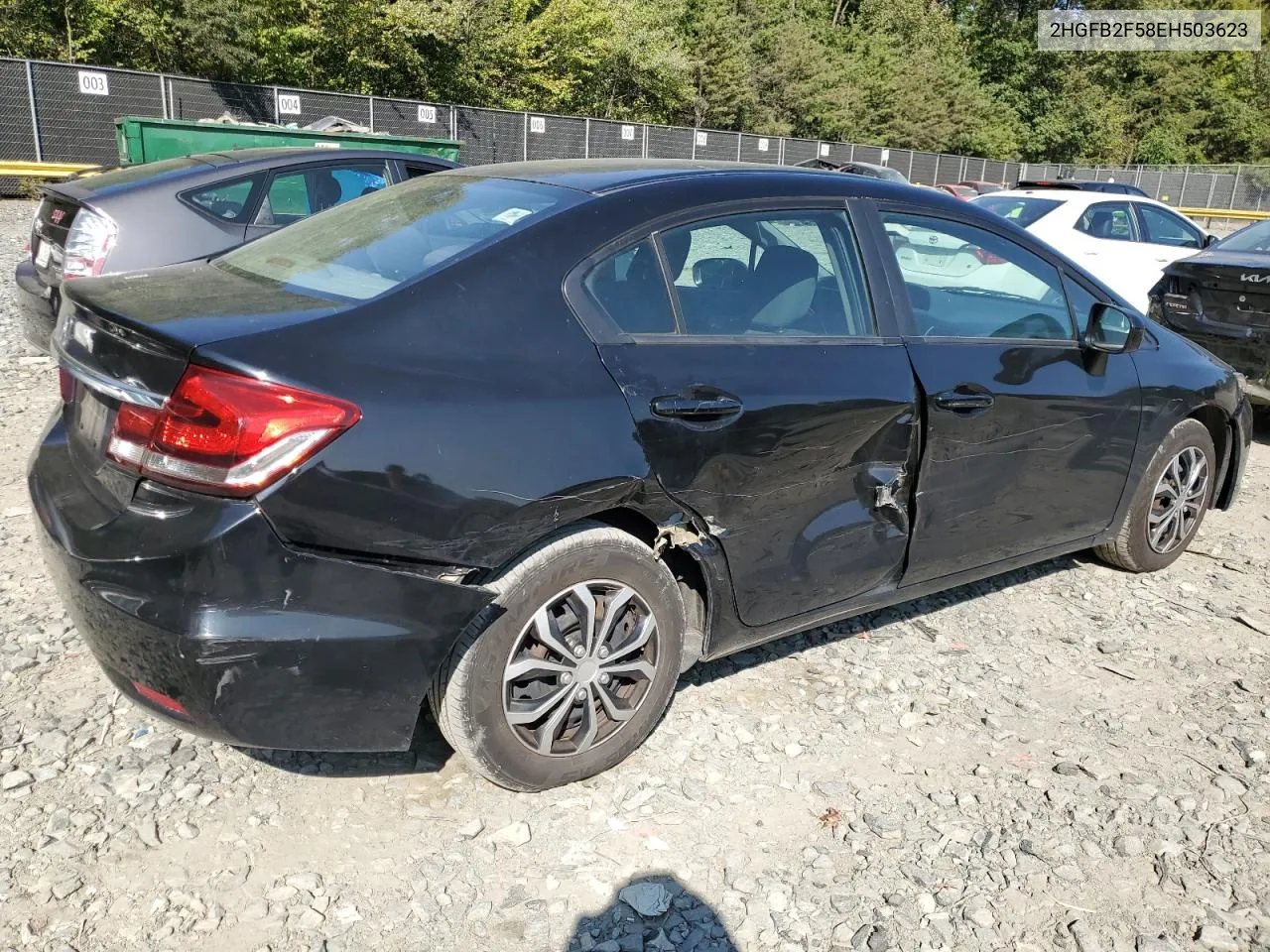 2HGFB2F58EH503623 2014 Honda Civic Lx