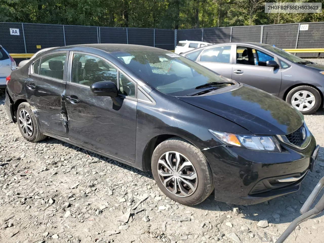 2014 Honda Civic Lx VIN: 2HGFB2F58EH503623 Lot: 69482924