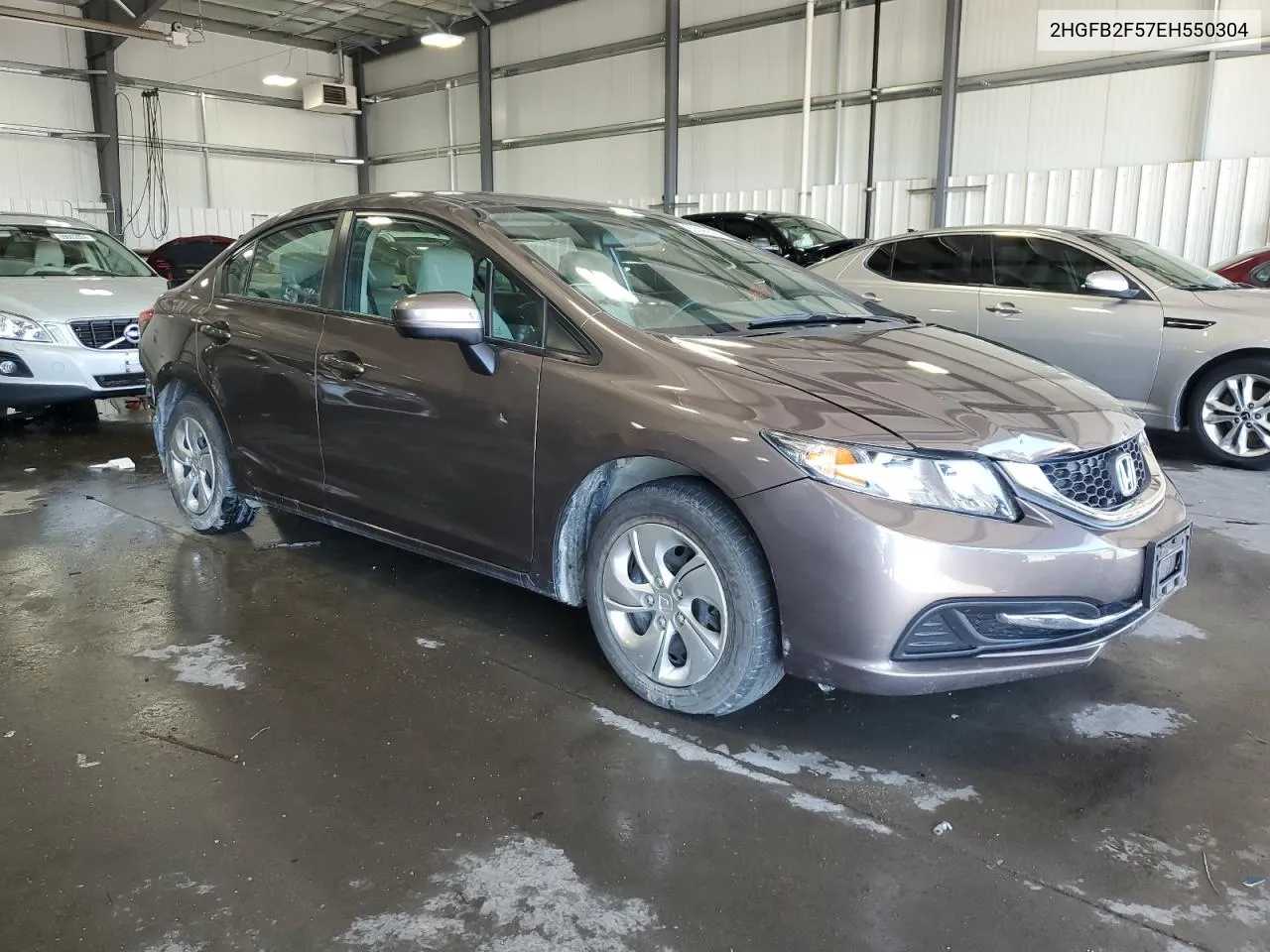 2HGFB2F57EH550304 2014 Honda Civic Lx