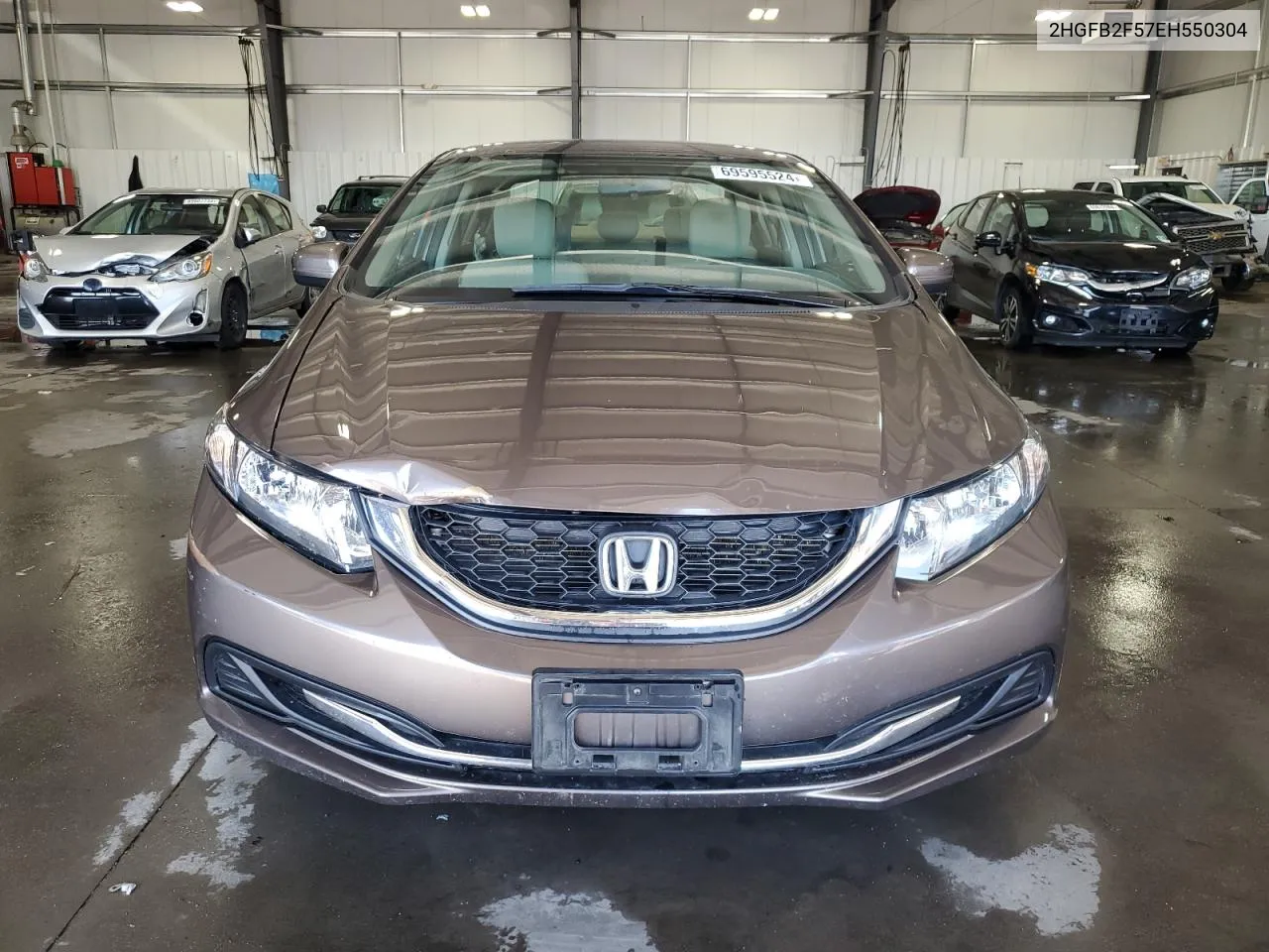 2HGFB2F57EH550304 2014 Honda Civic Lx