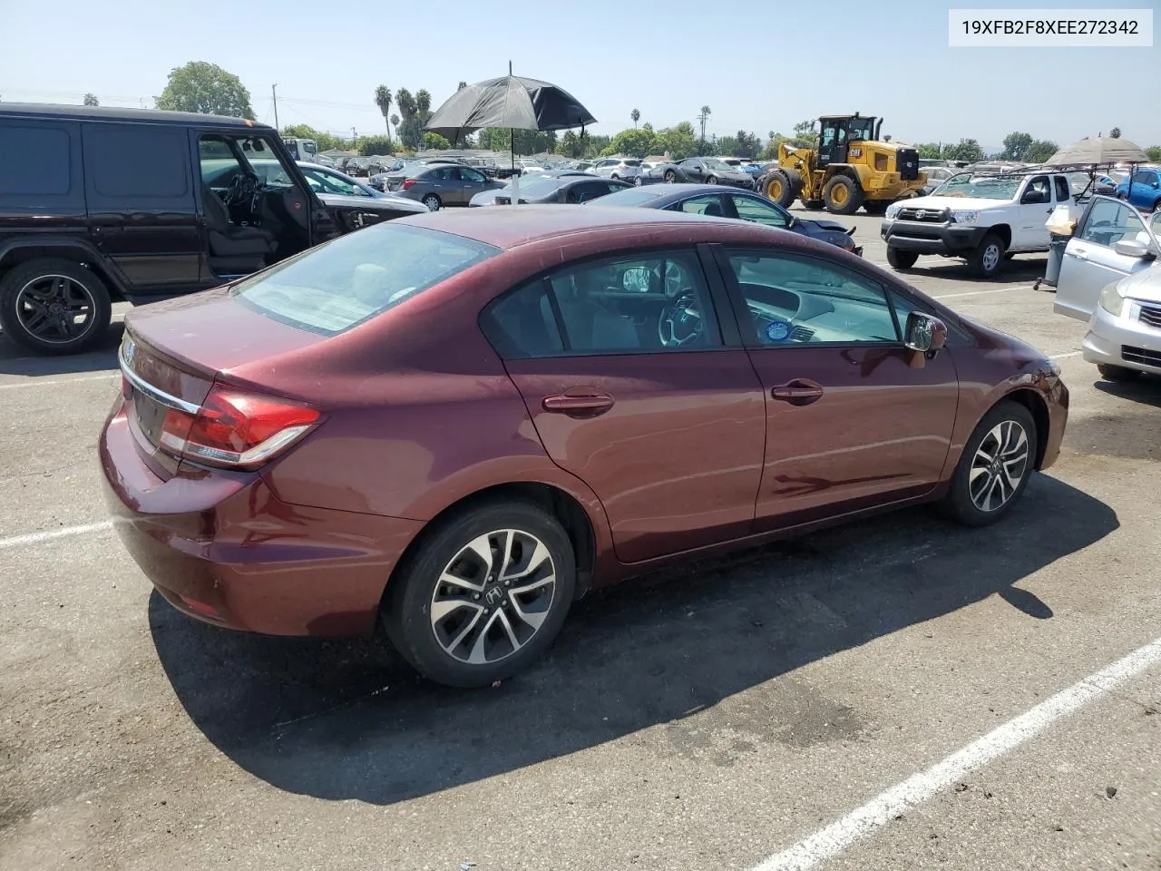 2014 Honda Civic Ex VIN: 19XFB2F8XEE272342 Lot: 69798994