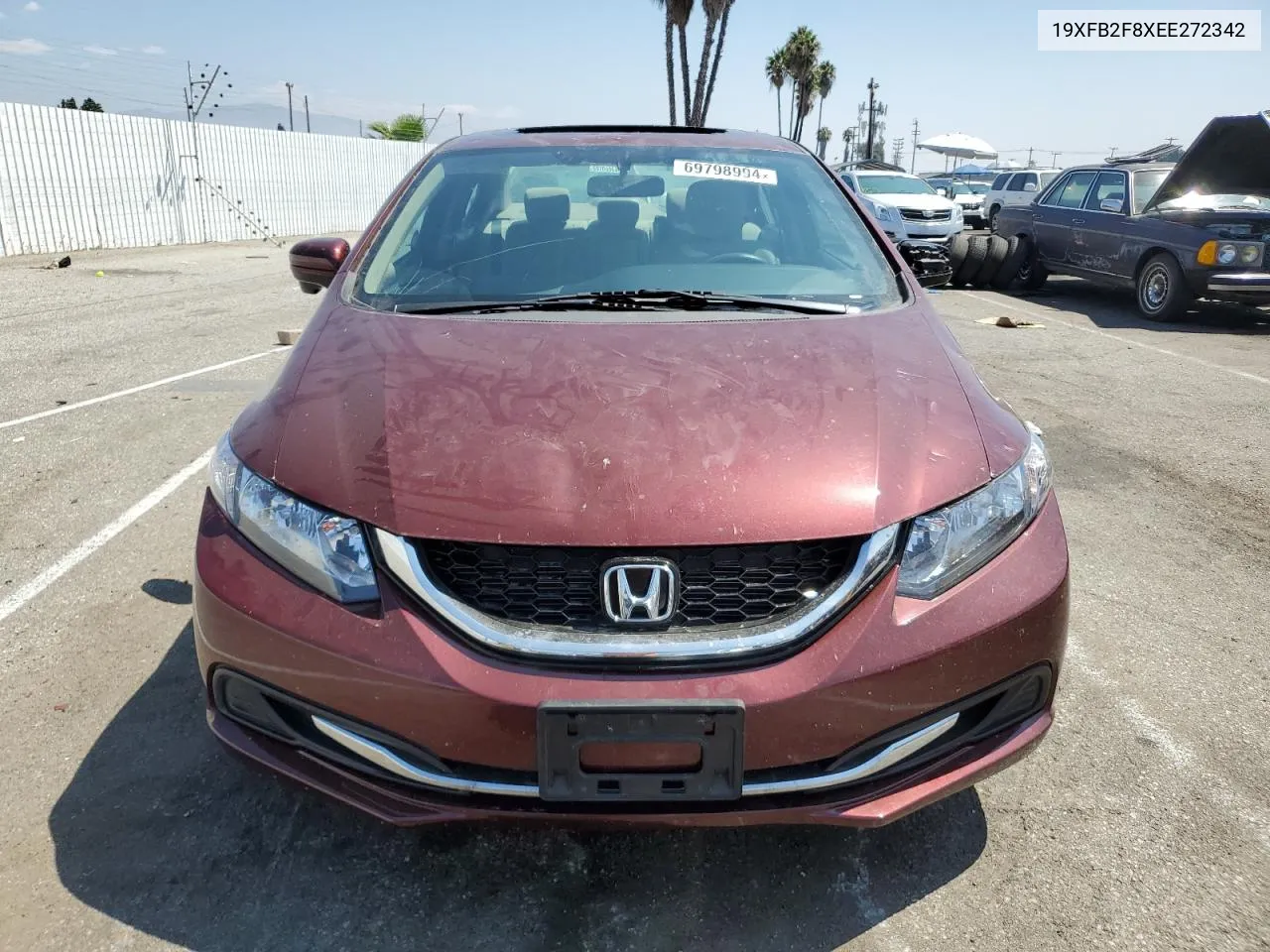 19XFB2F8XEE272342 2014 Honda Civic Ex