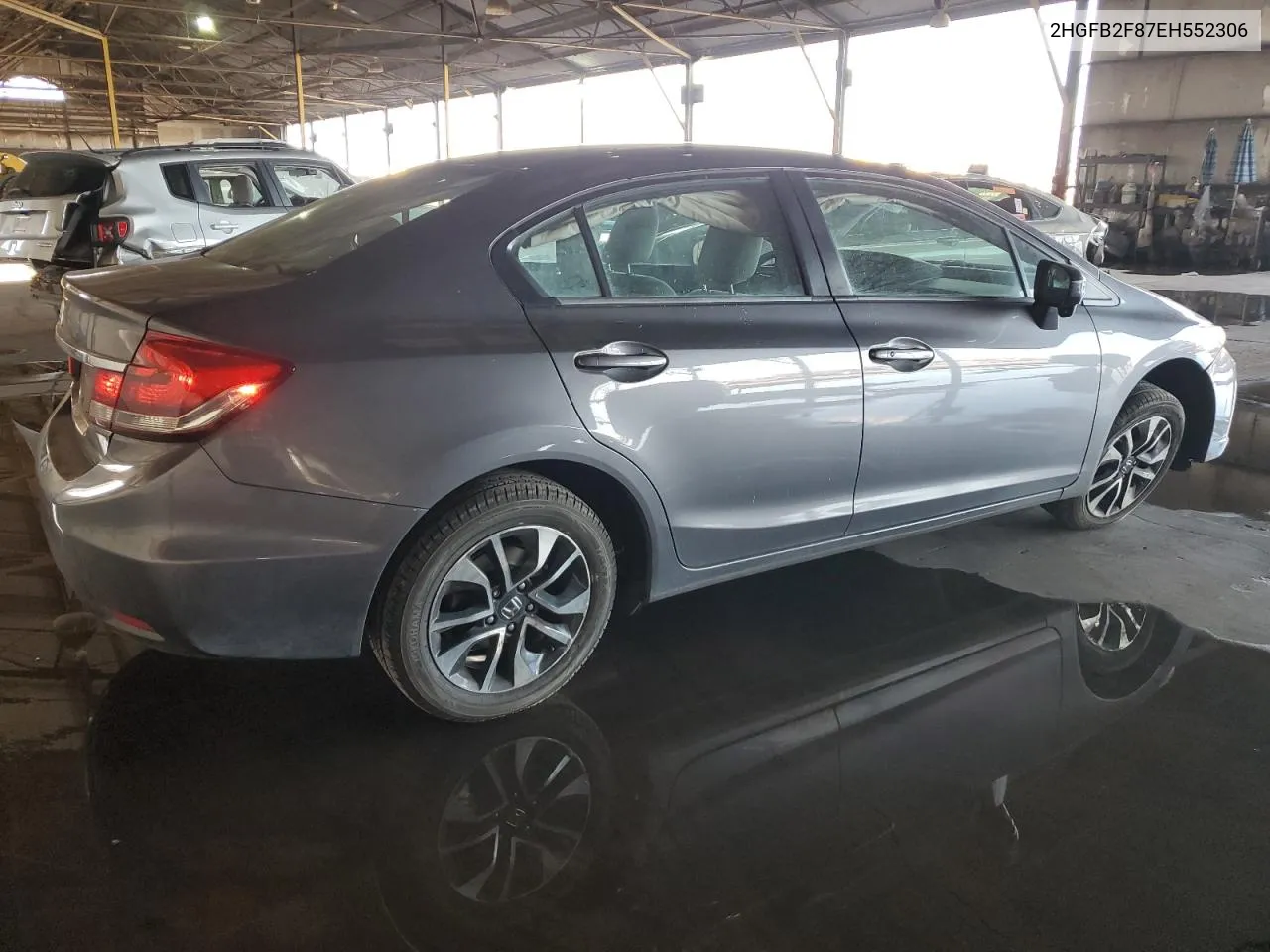 2014 Honda Civic Ex VIN: 2HGFB2F87EH552306 Lot: 69895124