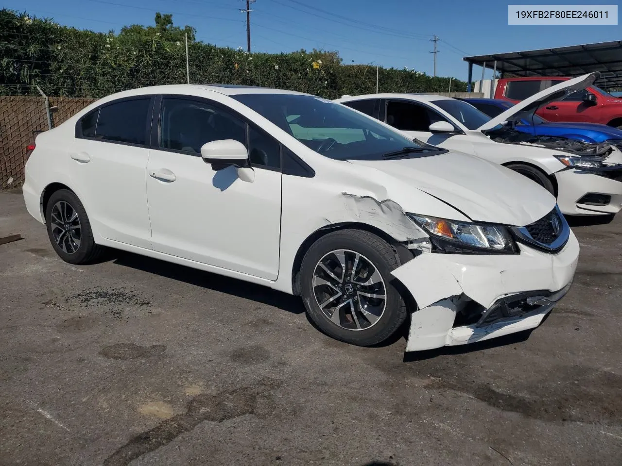 2014 Honda Civic Ex VIN: 19XFB2F80EE246011 Lot: 70769684