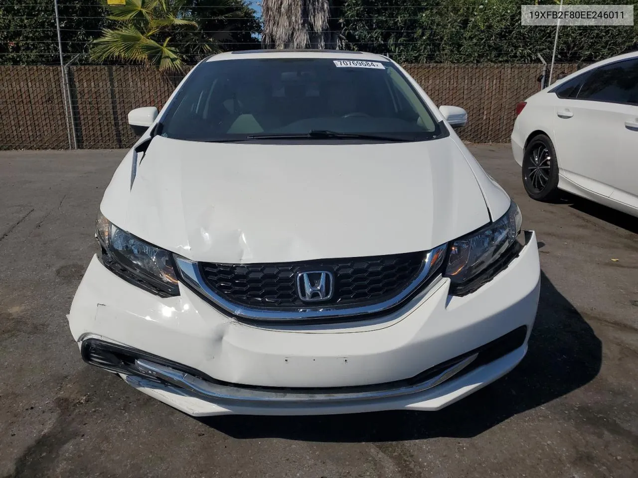 2014 Honda Civic Ex VIN: 19XFB2F80EE246011 Lot: 70769684