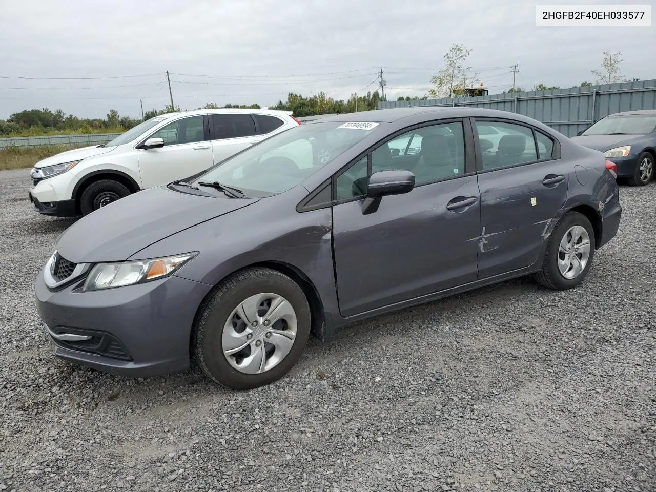 2014 Honda Civic Lx VIN: 2HGFB2F40EH033577 Lot: 70794094