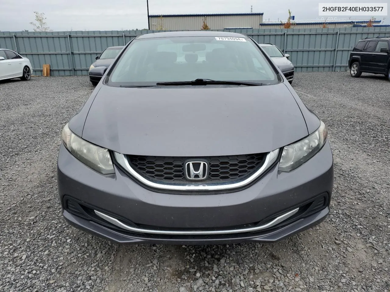 2014 Honda Civic Lx VIN: 2HGFB2F40EH033577 Lot: 70794094