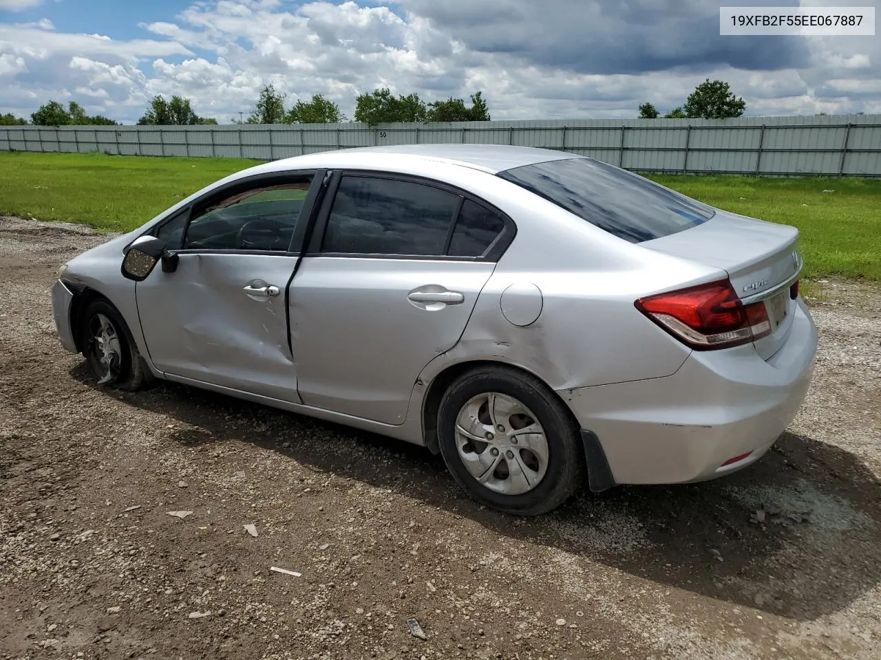 2014 Honda Civic Lx VIN: 19XFB2F55EE067887 Lot: 70878124