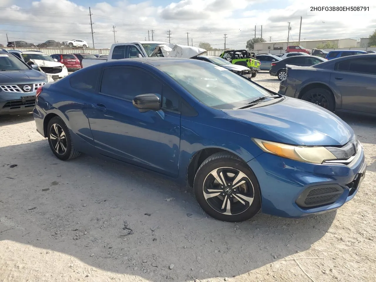 2014 Honda Civic Ex VIN: 2HGFG3B80EH508791 Lot: 70926944