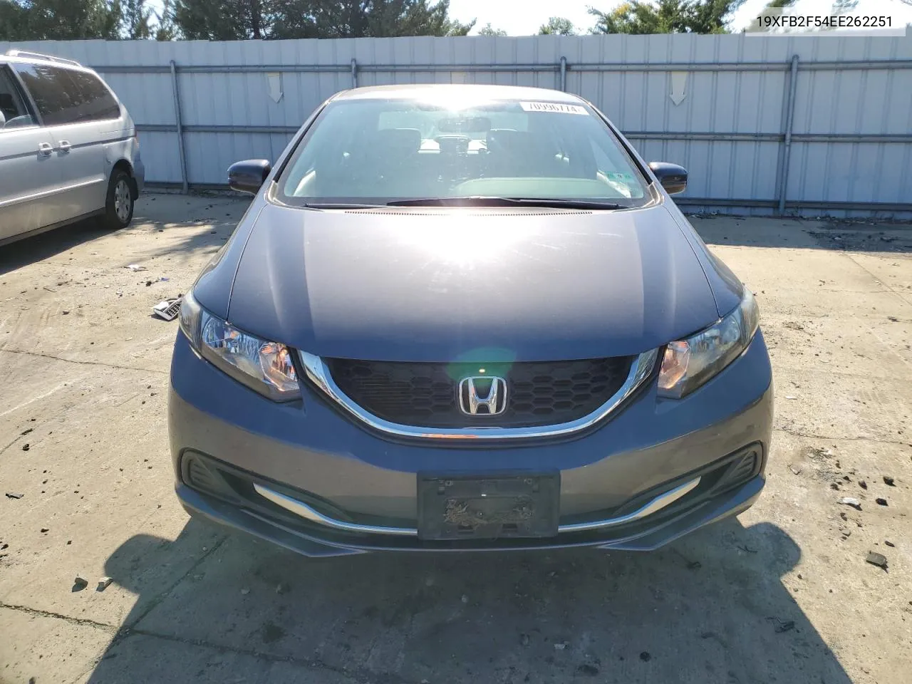 2014 Honda Civic Lx VIN: 19XFB2F54EE262251 Lot: 70996774