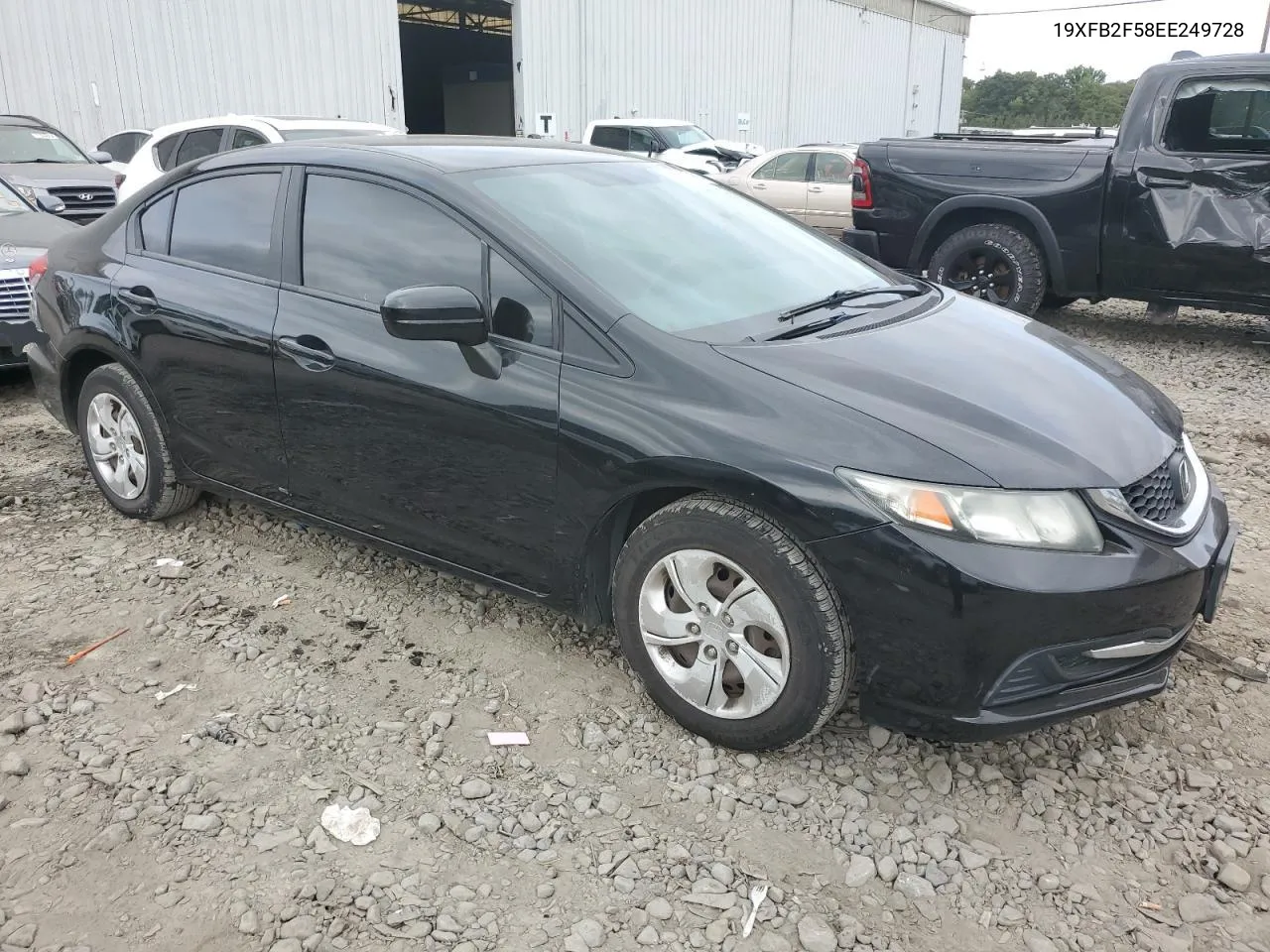 2014 Honda Civic Lx VIN: 19XFB2F58EE249728 Lot: 71029884