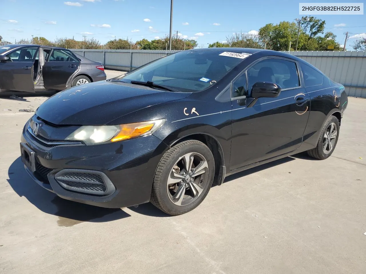 2014 Honda Civic Ex VIN: 2HGFG3B82EH522725 Lot: 71160964