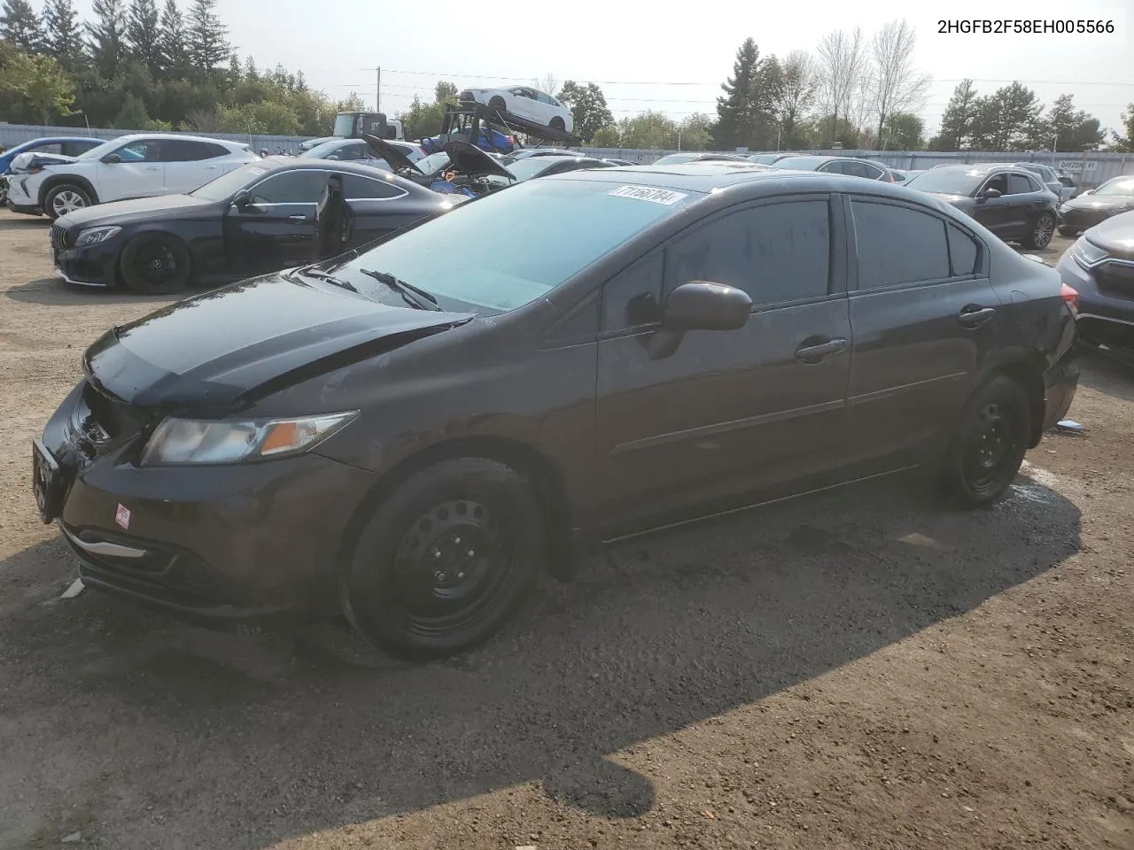 2HGFB2F58EH005566 2014 Honda Civic Lx