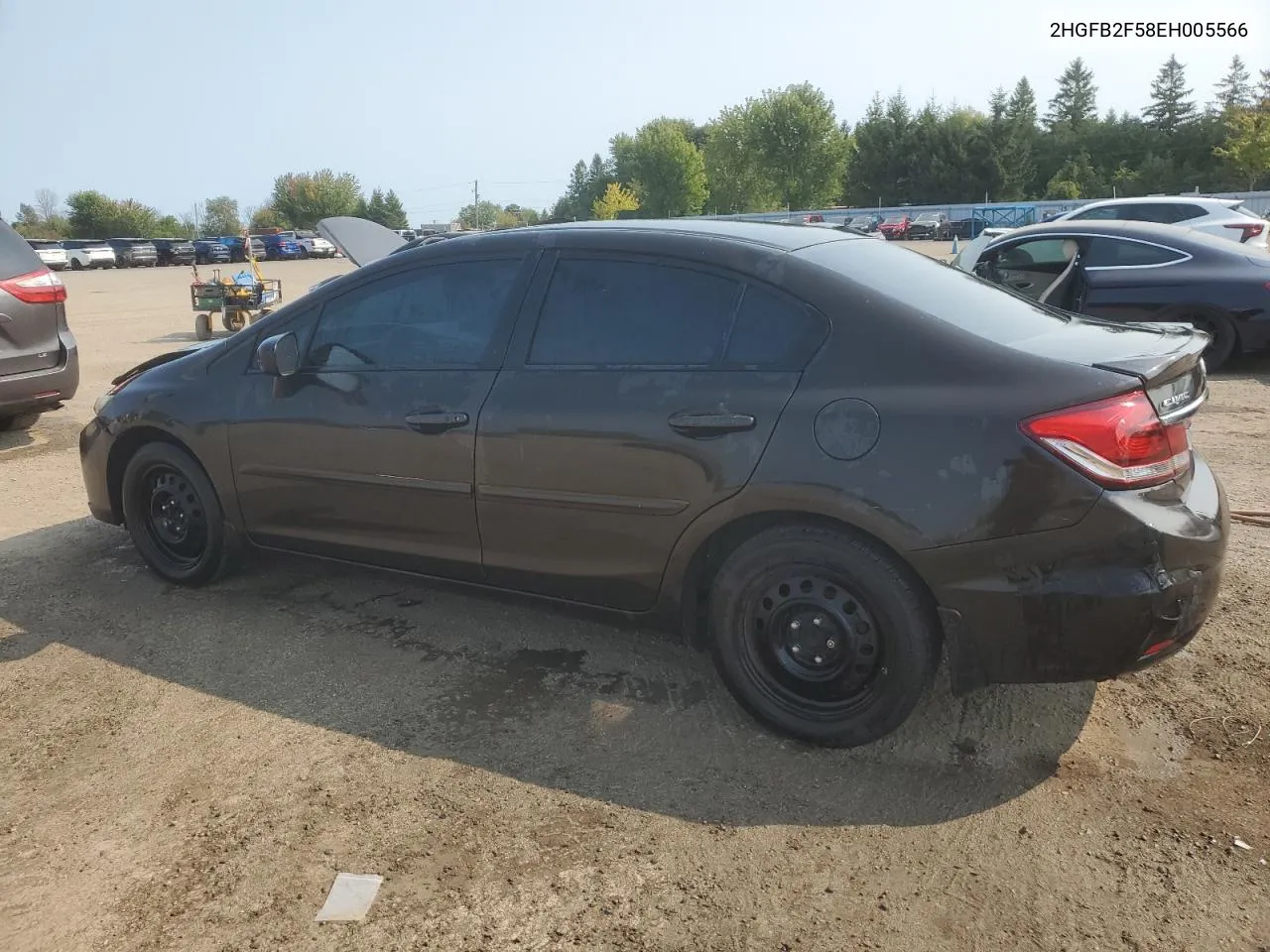 2HGFB2F58EH005566 2014 Honda Civic Lx