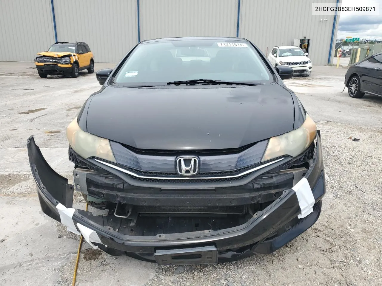 2014 Honda Civic Ex VIN: 2HGFG3B83EH509871 Lot: 71211914