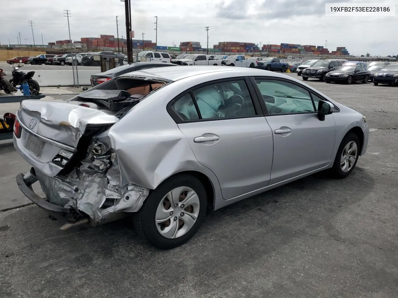 2014 Honda Civic Lx VIN: 19XFB2F53EE228186 Lot: 71303794